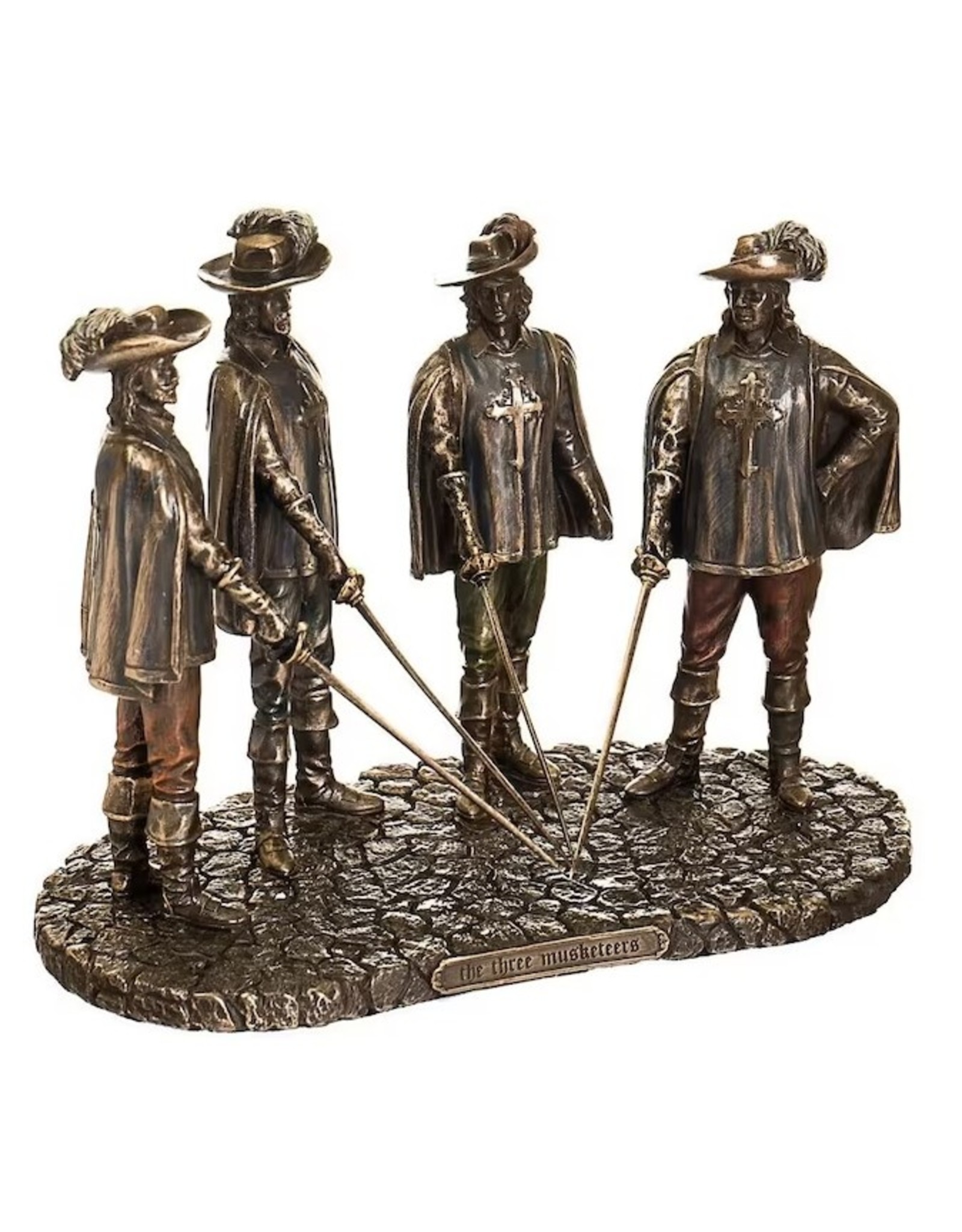 Veronese Design Veronese Design - The Three Musketeers Bronzed Statue