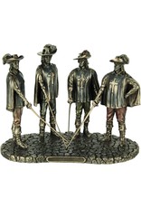 Veronese Design Veronese Design - The Three Musketeers Bronzed Statue