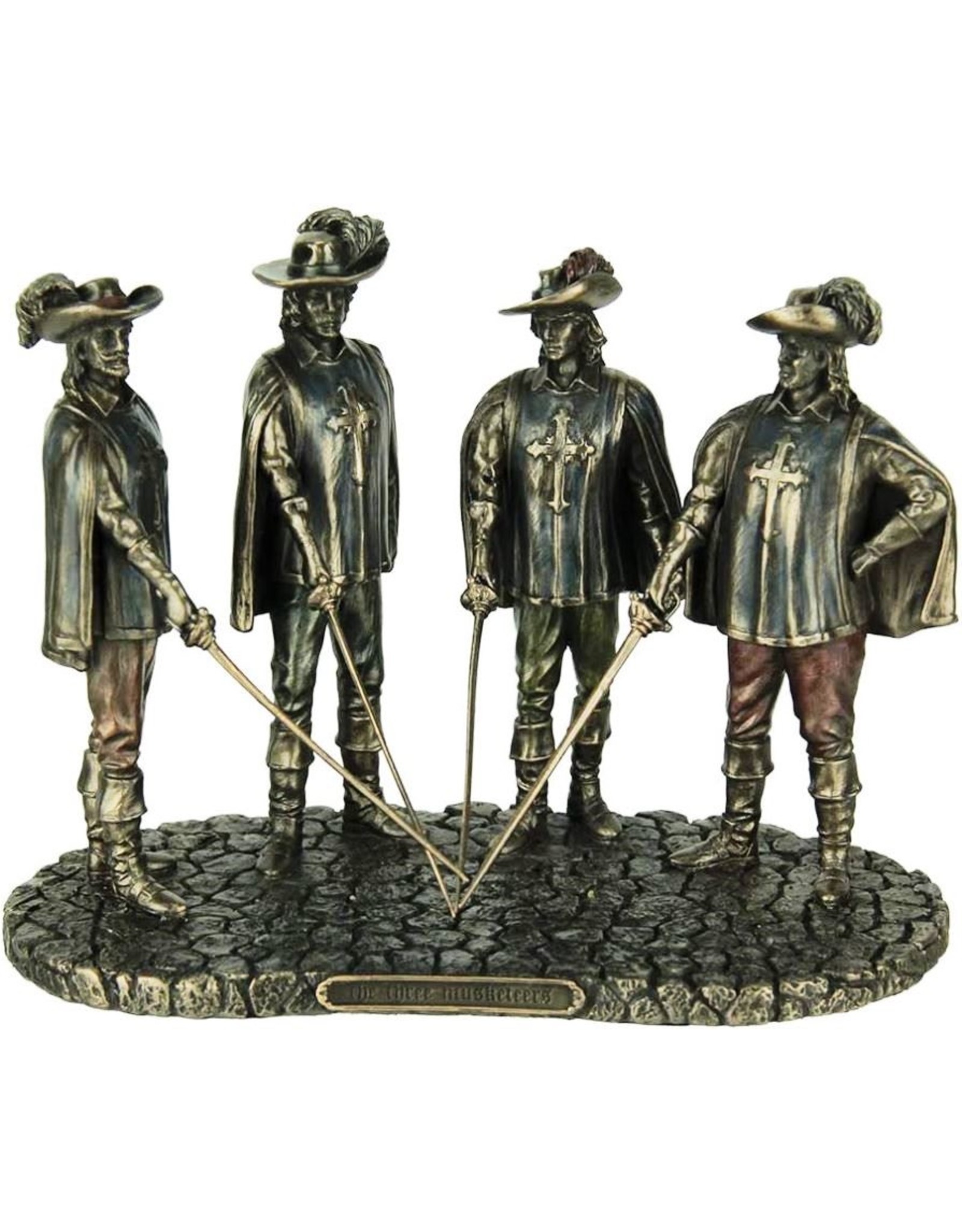 Veronese Design Veronese Design - The Three Musketeers Bronzed Statue