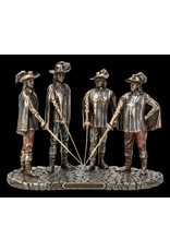 Veronese Design Veronese Design - The Three Musketeers Bronzed Statue