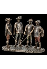 Veronese Design Veronese Design - The Three Musketeers Bronzed Statue