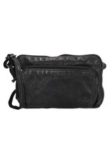 Hide & Stitches Leather Festival bags, waist bags and belt bags - Hide & Stitches Festival Bag Washed Leather Black