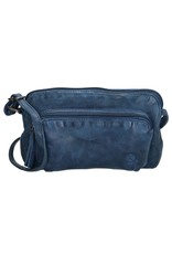 Hide & Stitches Leather Festival bags, waist bags and belt bags - Hide & Stitches Festival Bag Washed Leather Blue