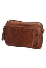 Hide & Stitches Leather Festival bags, waist bags and belt bags - Hide & Stitches Festival Bag Washed Leather Cognac