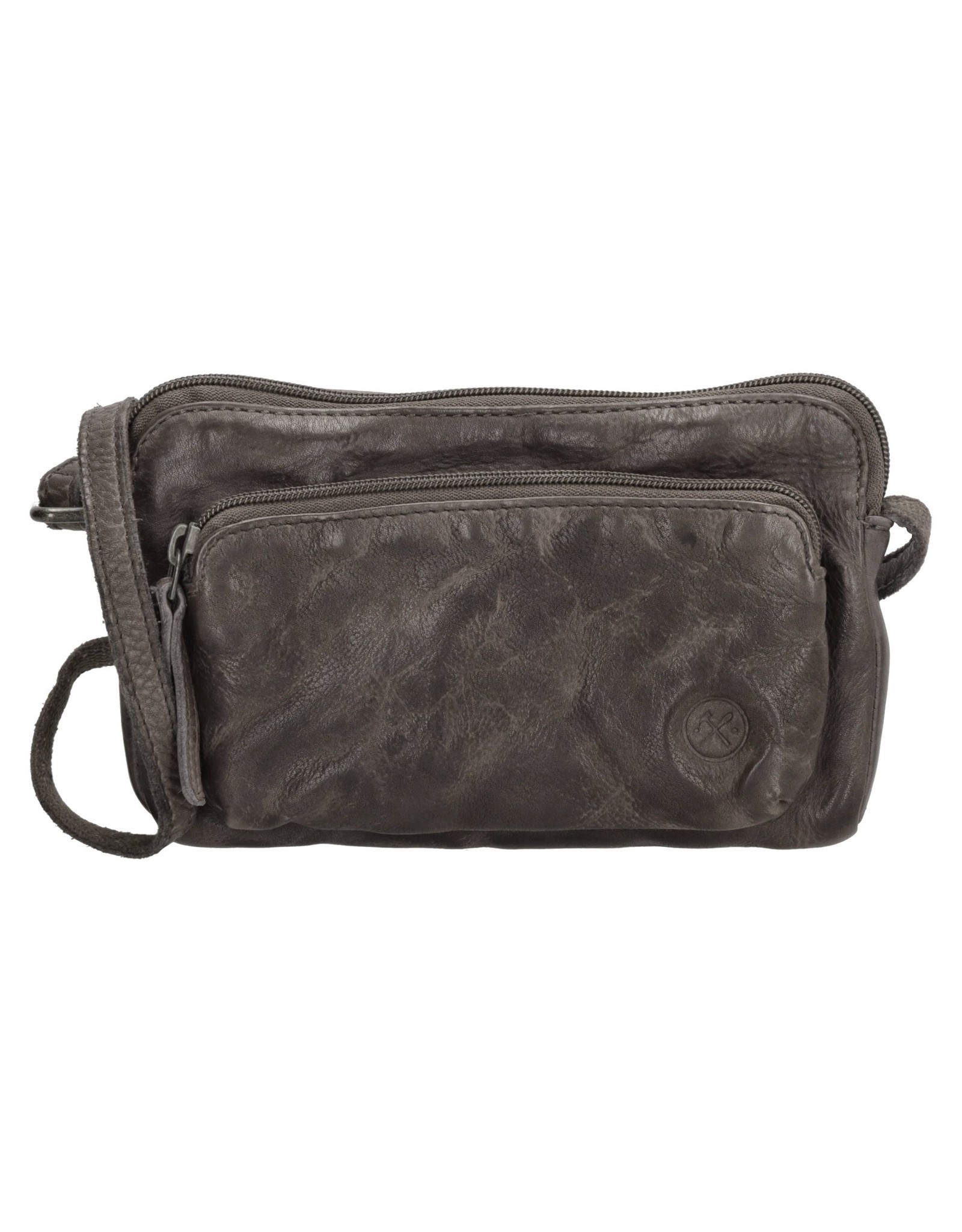 Hide & Stitches Leather Festival bags, waist bags and belt bags - Hide & Stitches Festival Bag Washed Leather Taupe