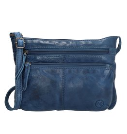 Hide & Stitches Hide & Stitches Paint Rock Shoulder Bag Jeans Blue