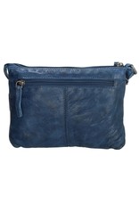 Hide & Stitches Leather Shoulder bags  leather crossbody bags - Hide & Stitches Paint Rock Shoulder Bag Jeans Blue