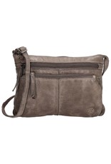 Hide & Stitches Leren schodertassen Leren crossbody tassen - Hide & Stitches Paint Rock Schoudertas Taupe