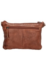 Hide & Stitches Leather Shoulder bags  leather crossbody bags - Hide & Stitches Paint Rock Shoulder Bag Dark Cognac