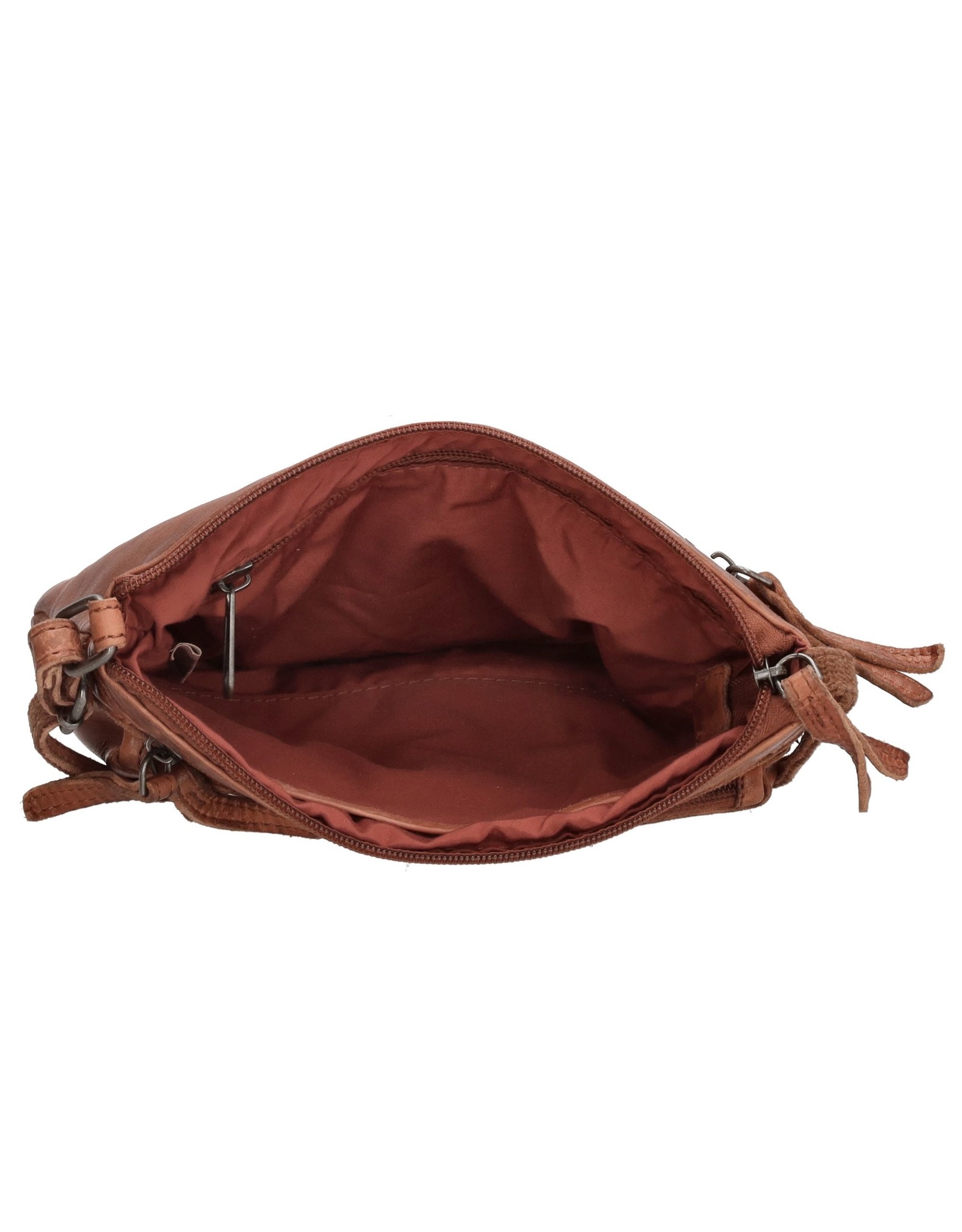 Hide & Stitches Leather Shoulder bags  leather crossbody bags - Hide & Stitches Paint Rock Shoulder Bag Dark Cognac