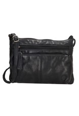 Hide & Stitches Leather Shoulder bags  leather crossbody bags - Hide & Stitches Paint Rock Shoulder Bag Black