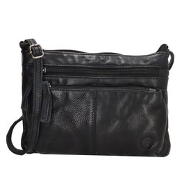 Hide & Stitches Hide & Stitches Paint Rock Shoulder Bag Black