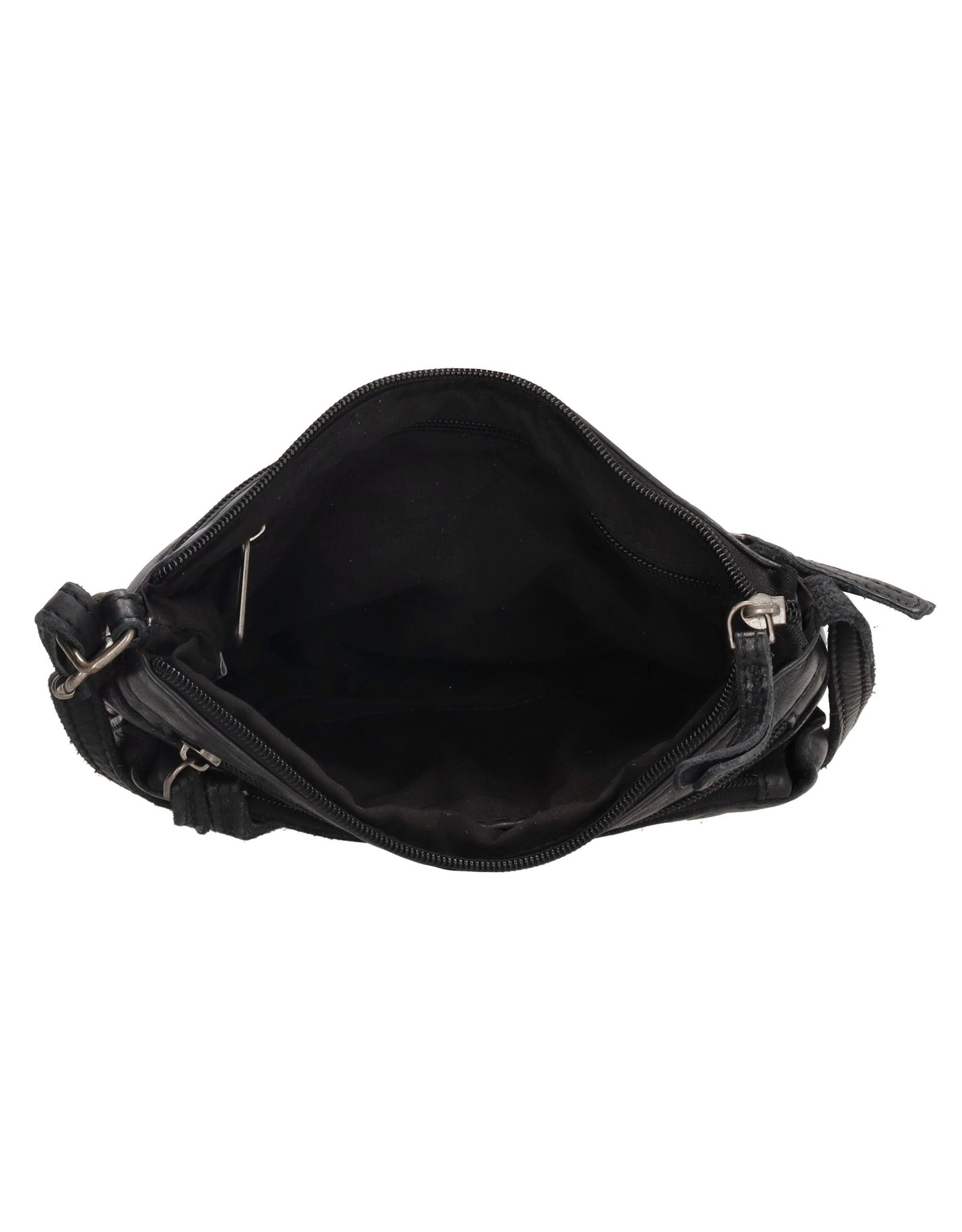 Hide & Stitches Leather Shoulder bags  leather crossbody bags - Hide & Stitches Paint Rock Shoulder Bag Black