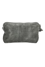 Old West Leather Festival bags, waist bags and belt bags - Little shoulder bag washed leather Old West (grey)