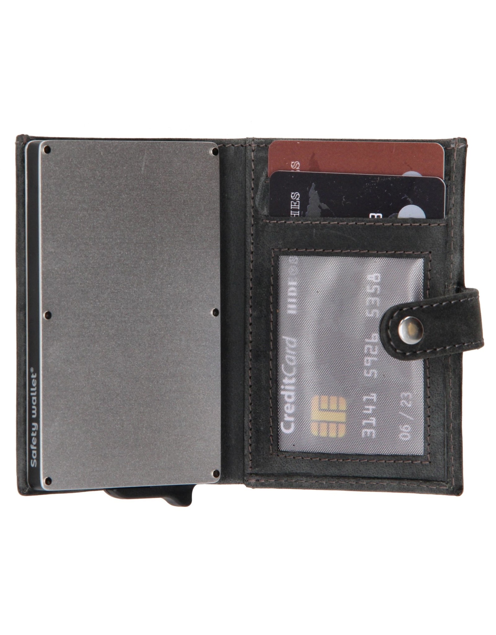 Hide & Stitches Leren Portemonnees - Hide & Stitches Safety Wallet & Sleutelhanger
