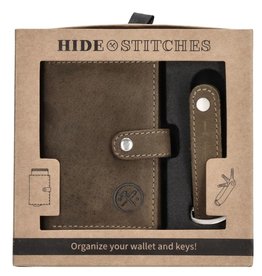 Hide & Stitches Hide & Stitches Safety Wallet & Key Ring Set