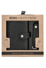 Hide & Stitches Leren Portemonnees - Hide & Stitches Safety Wallet & Sleutelhanger