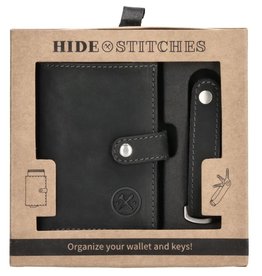 Hide & Stitches Hide & Stitches Idaho Safety Wallet & Key ring Set