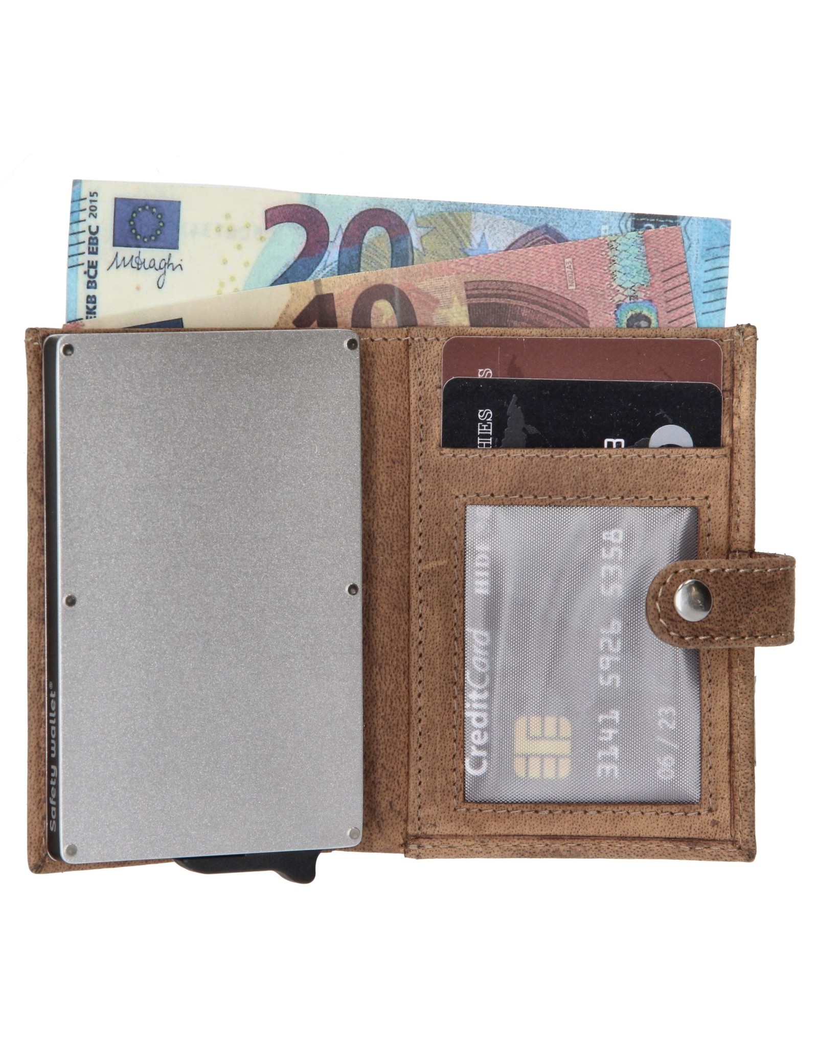 Hide & Stitches Leather Wallets - Hide & Stitches Safety Wallet & Key Ring Set