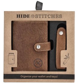 Hide & Stitches Hide & Stitches Safety Wallet & Key Ring Set