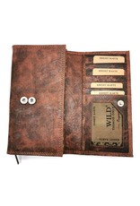 Wild Thing Leather Wallets -  Leather wallet Wild Thing Large (dark brown)