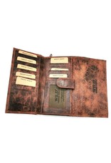 Wild Thing Leather Wallets -  Leather wallet Wild Thing Large (dark brown)