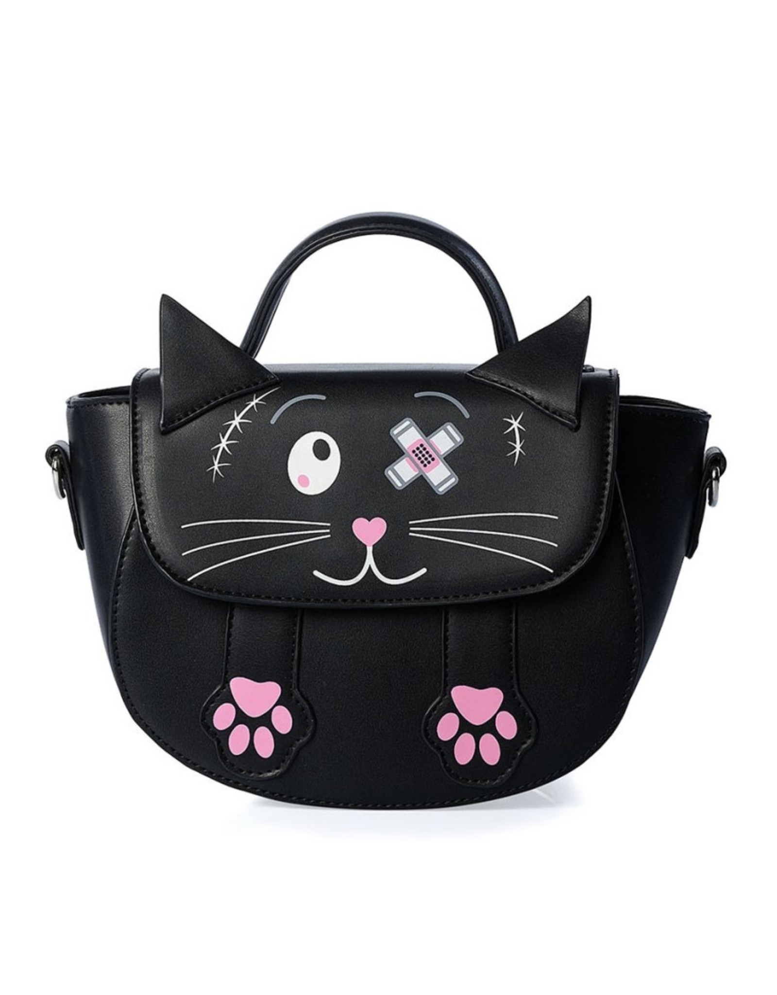 Banned Neco Schoudertas met Kawaii Kat opdruk Boutique Trukado