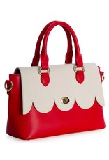 Banned Vintage bags Retro bags - Banned 50's  Coquille Handbag Red