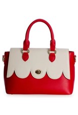 Banned Vintage bags Retro bags - Banned 50's  Coquille Handbag Red