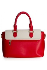 Banned Vintage bags Retro bags - Banned 50's  Coquille Handbag Red