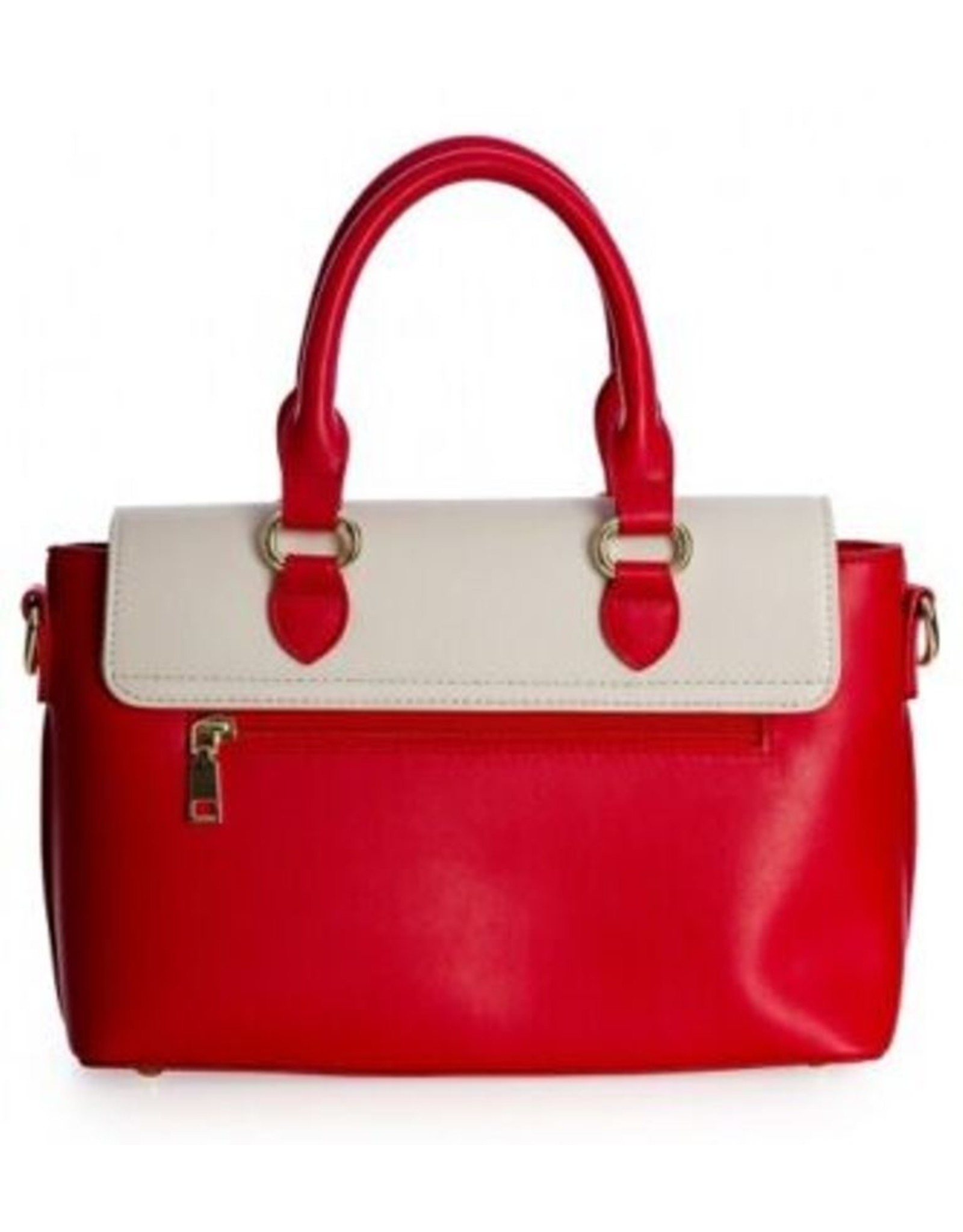 Banned Vintage bags Retro bags - Banned 50's  Coquille Handbag Red