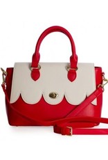 Banned Vintage bags Retro bags - Banned 50's  Coquille Handbag Red