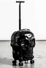 Killstar Killstar bags and accessories - Killstar Tomb Travel Skull Suitcase trolley