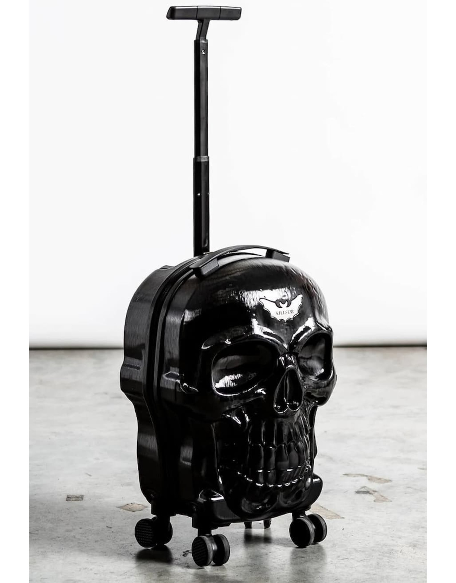 Killstar Killstar bags and accessories - Killstar Tomb Travel Skull Suitcase trolley