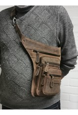 HillBurry Leren tassen - Hillburry Leren Beentas / Heuptas / Crossbody