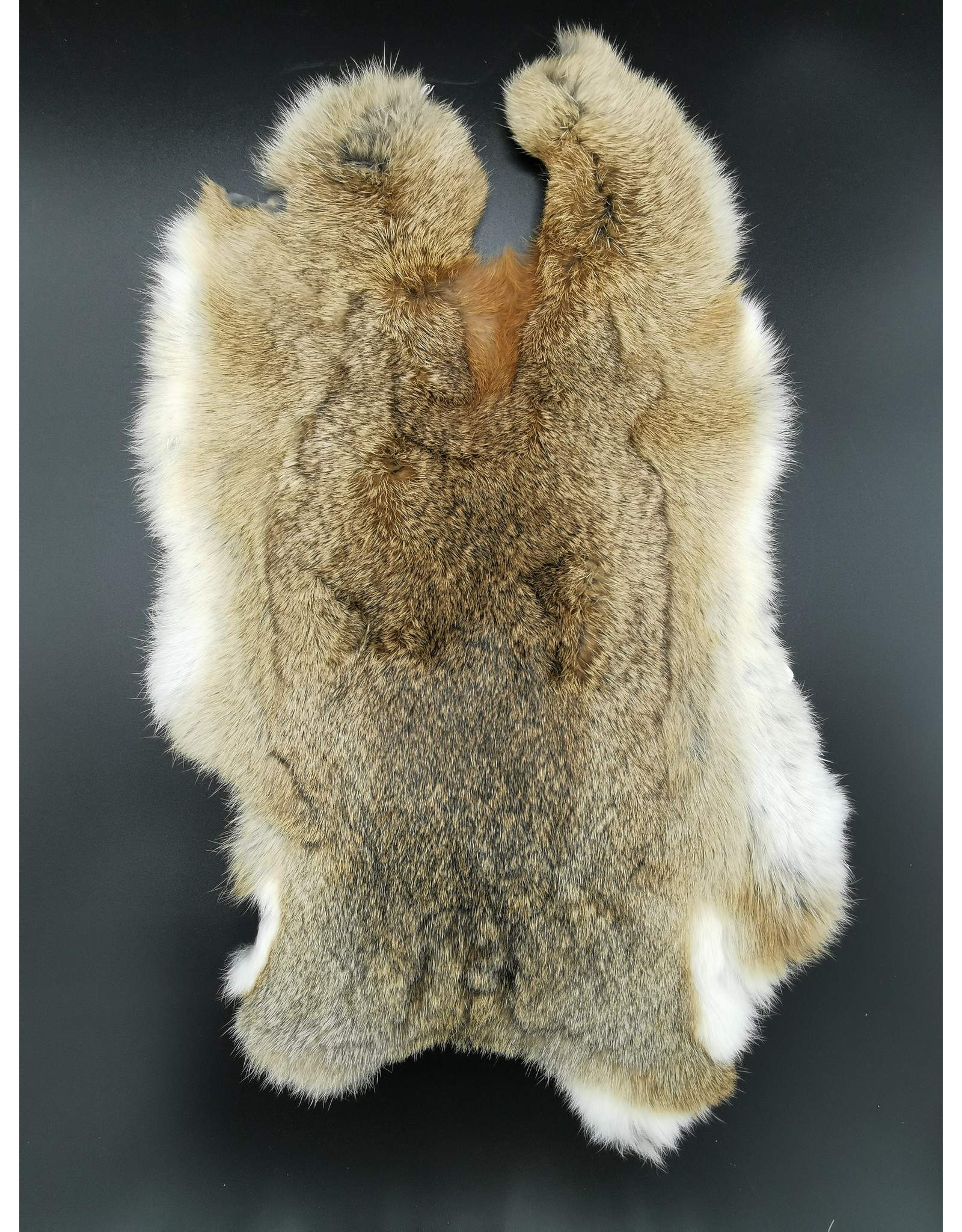 Mars&More Miscellaneous - Rabbit fur brown 30cm x 40cm (soft and odorless)