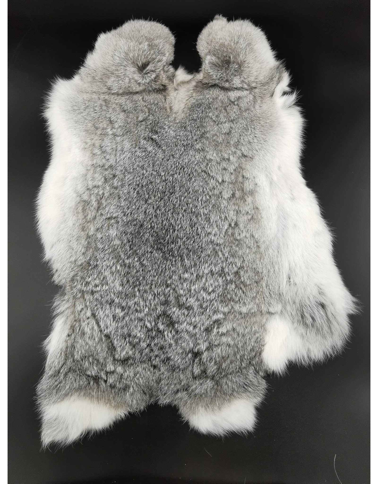 Mars&More Miscellaneous - Rabbit fur grey 30cm x 40 cm (soft and odorless)