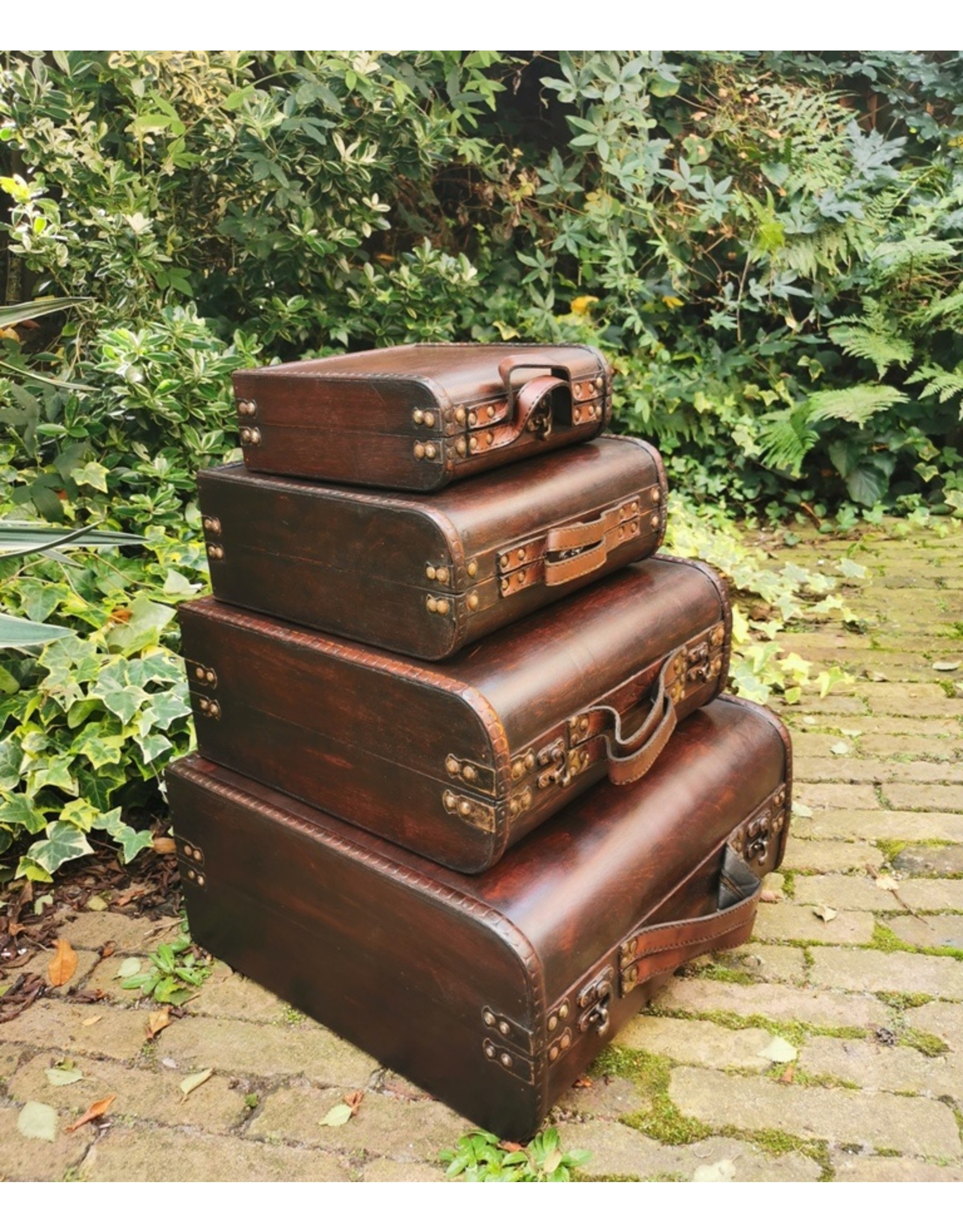 Trukado Miscellaneous - Wooden Suitcase Steampunk - Victorian XL 39cm x 39cm x 18cm