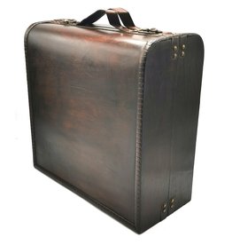 Trukado Houten Koffer Steampunk - Victoriaans XL 39x39x18cm