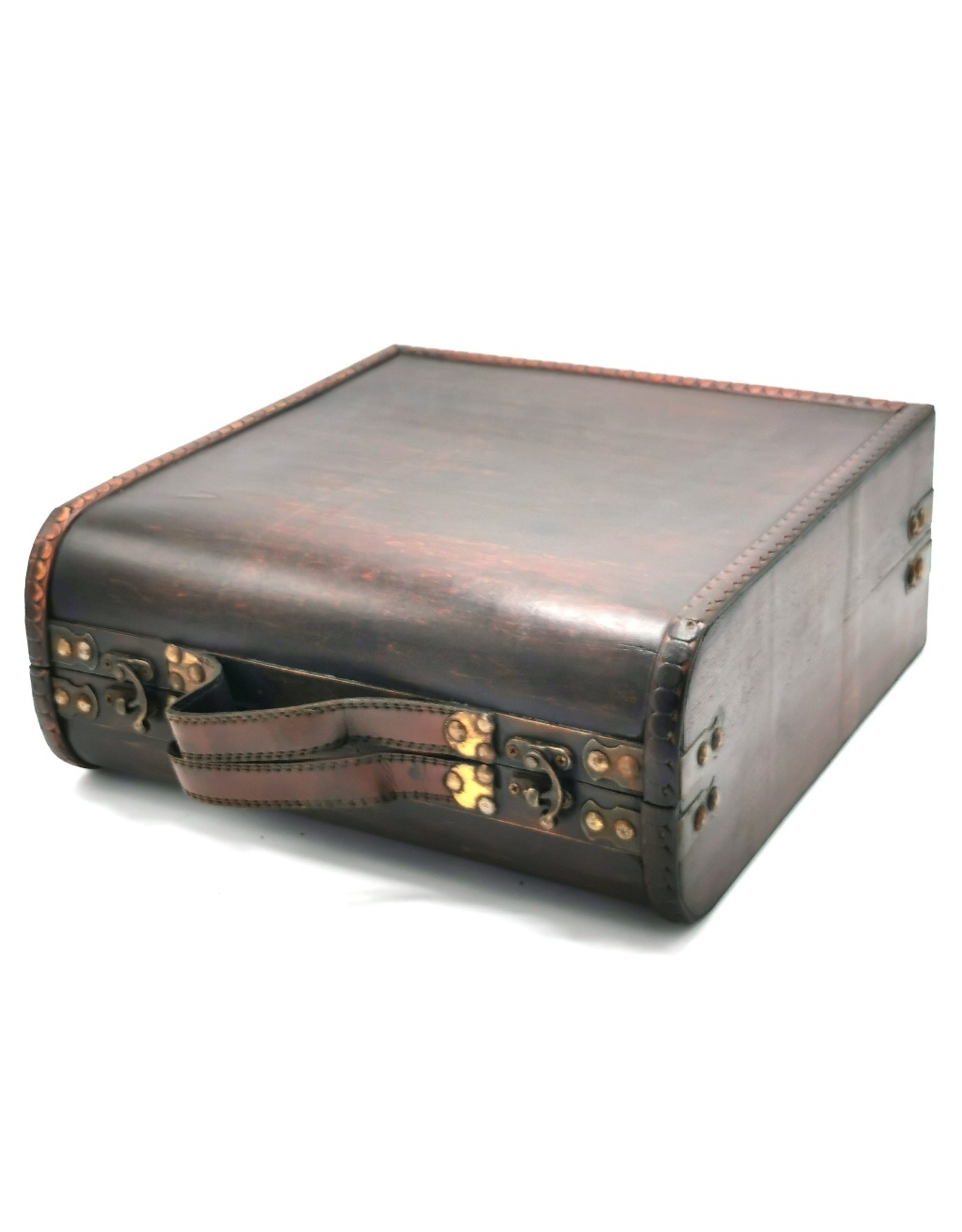 Trukado Miscellaneous - Houten Koffer Steampunk - Victoriaans L 33cm x 33cm x 13cm