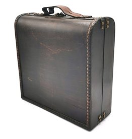 Trukado Wooden Suitcase Steampunk - Victorian M 27x26.5x10.5cm