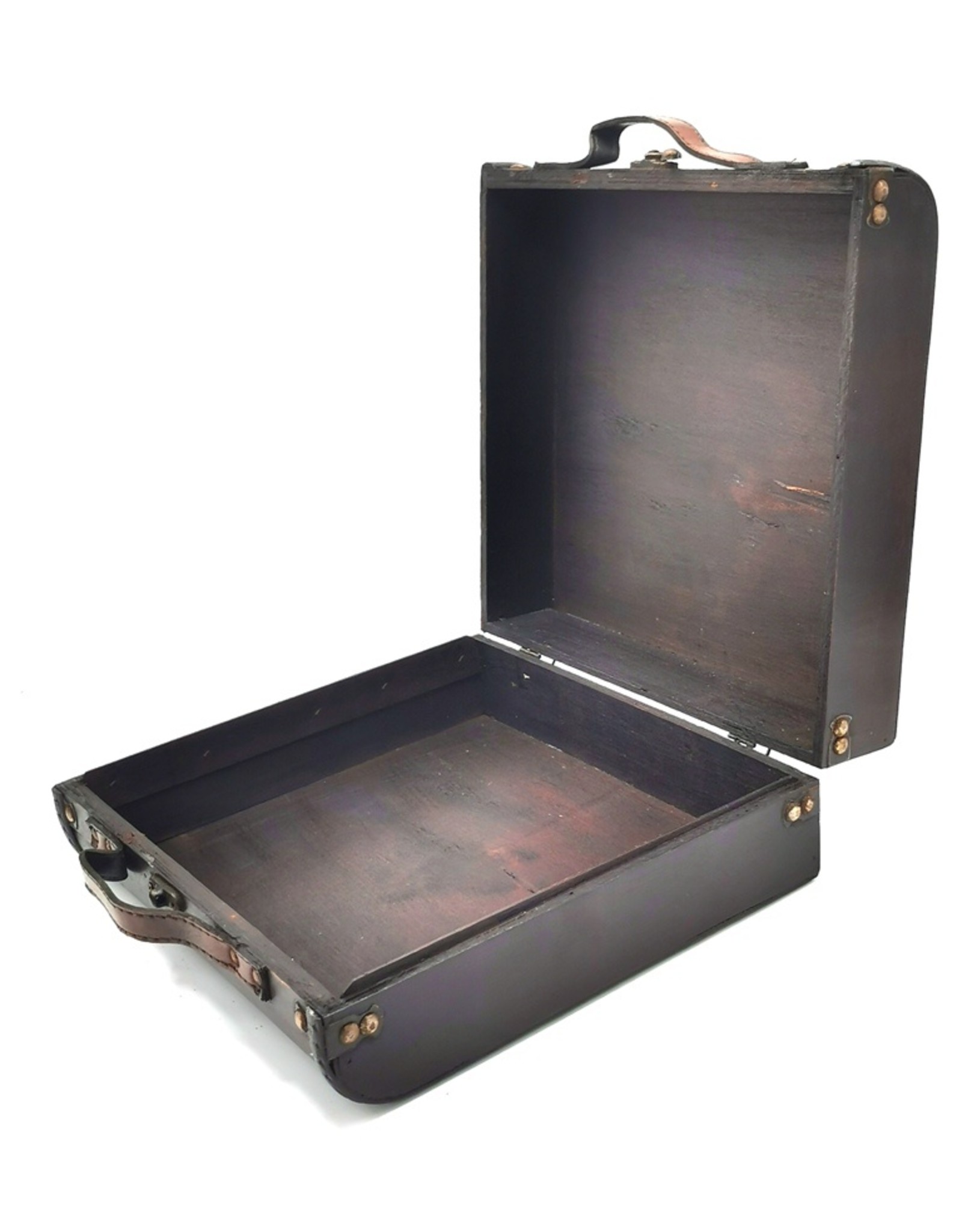 Trukado Miscellaneous - Wooden Suitcase Steampunk - Victorian M 27x26.5x10.5cm