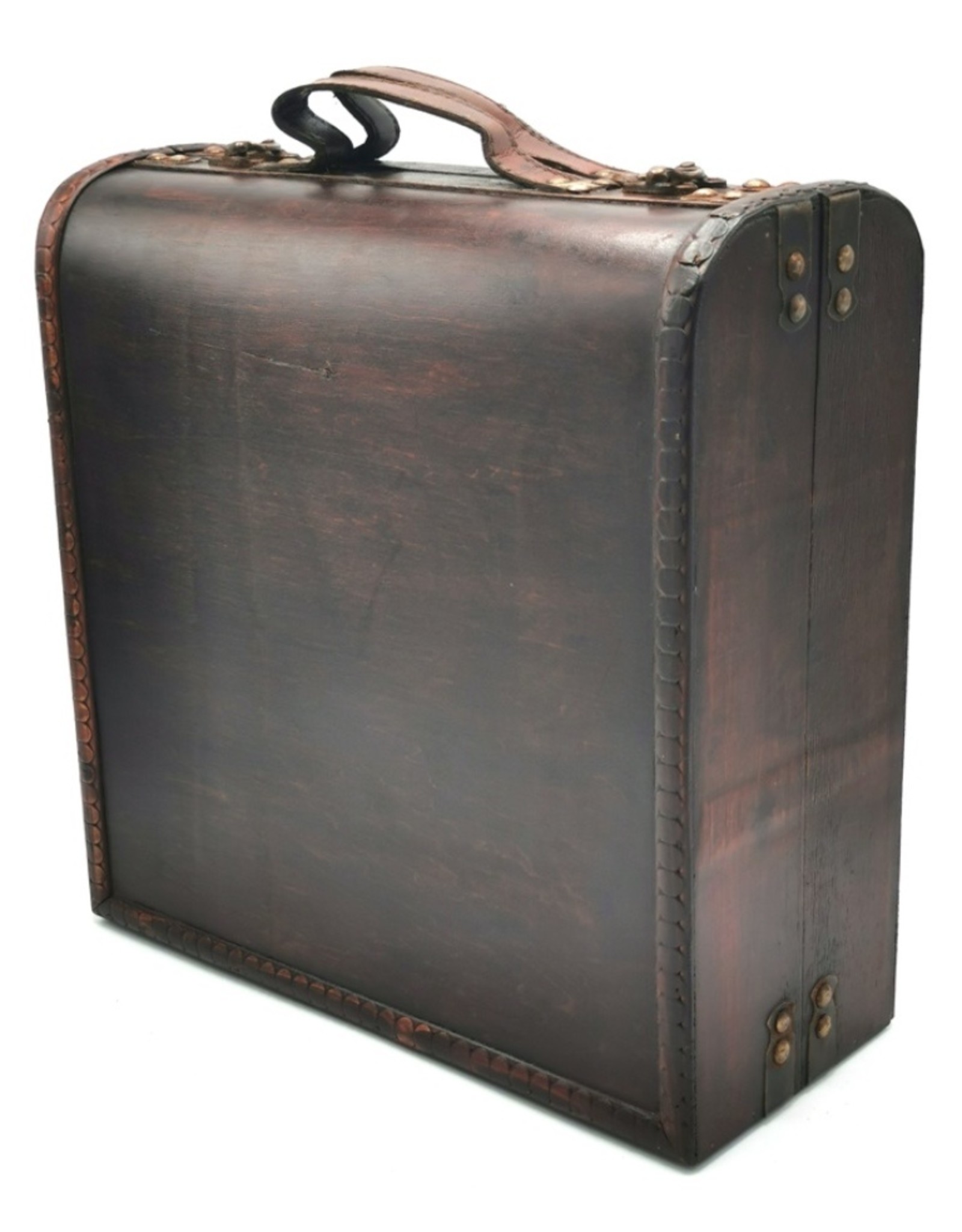 Trukado Miscellaneous - Houten Koffer Steampunk - Victoriaans L 33cm x 33cm x 13cm