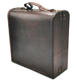 Trukado Houten Koffer Steampunk - Victoriaans L 33x33x13cm