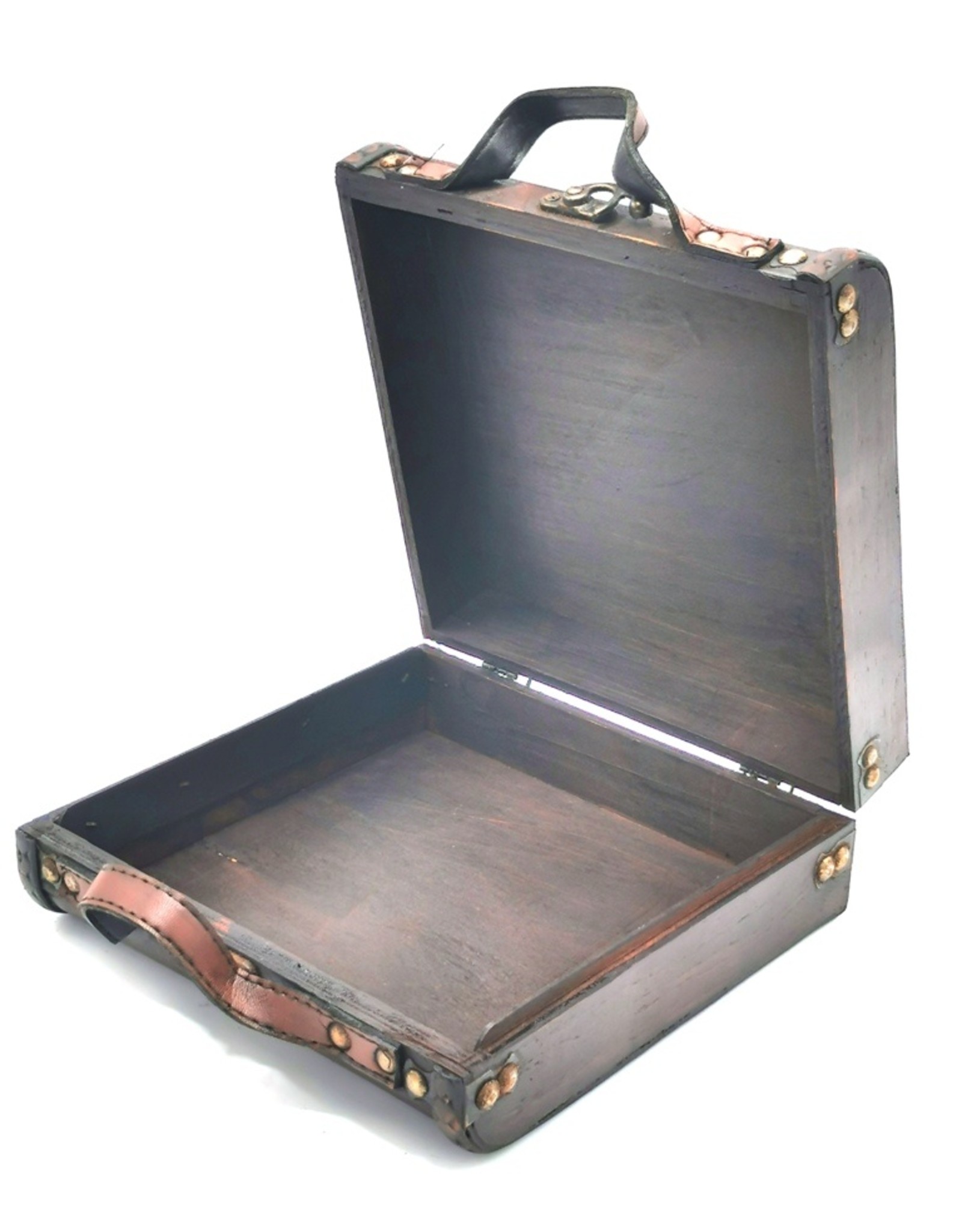 Trukado Miscellaneous - Wooden Suitcase Steampunk - Victorian S 21x20.5x7.5cm
