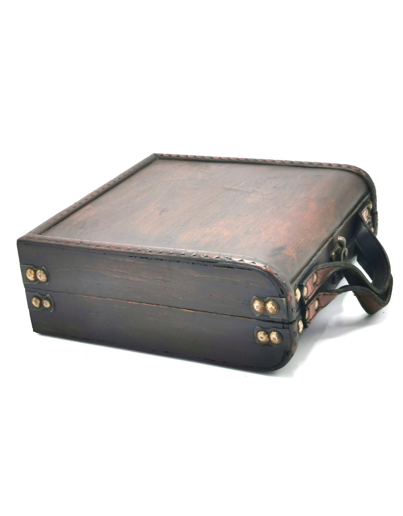 Trukado Miscellaneous - Wooden Suitcase Steampunk - Victorian S 21x20.5x7.5cm