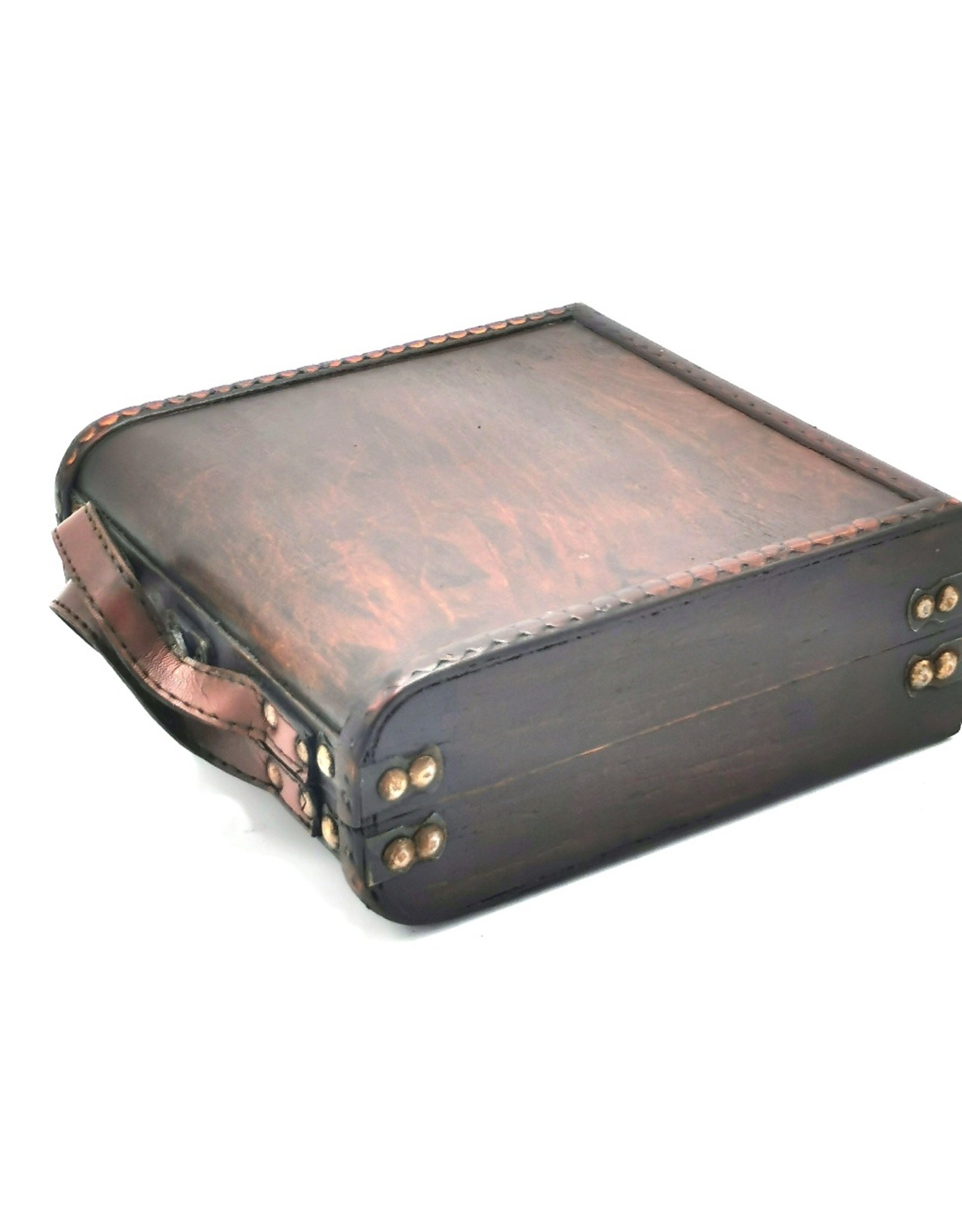 Trukado Miscellaneous - Wooden Suitcase Steampunk - Victorian S 21x20.5x7.5cm