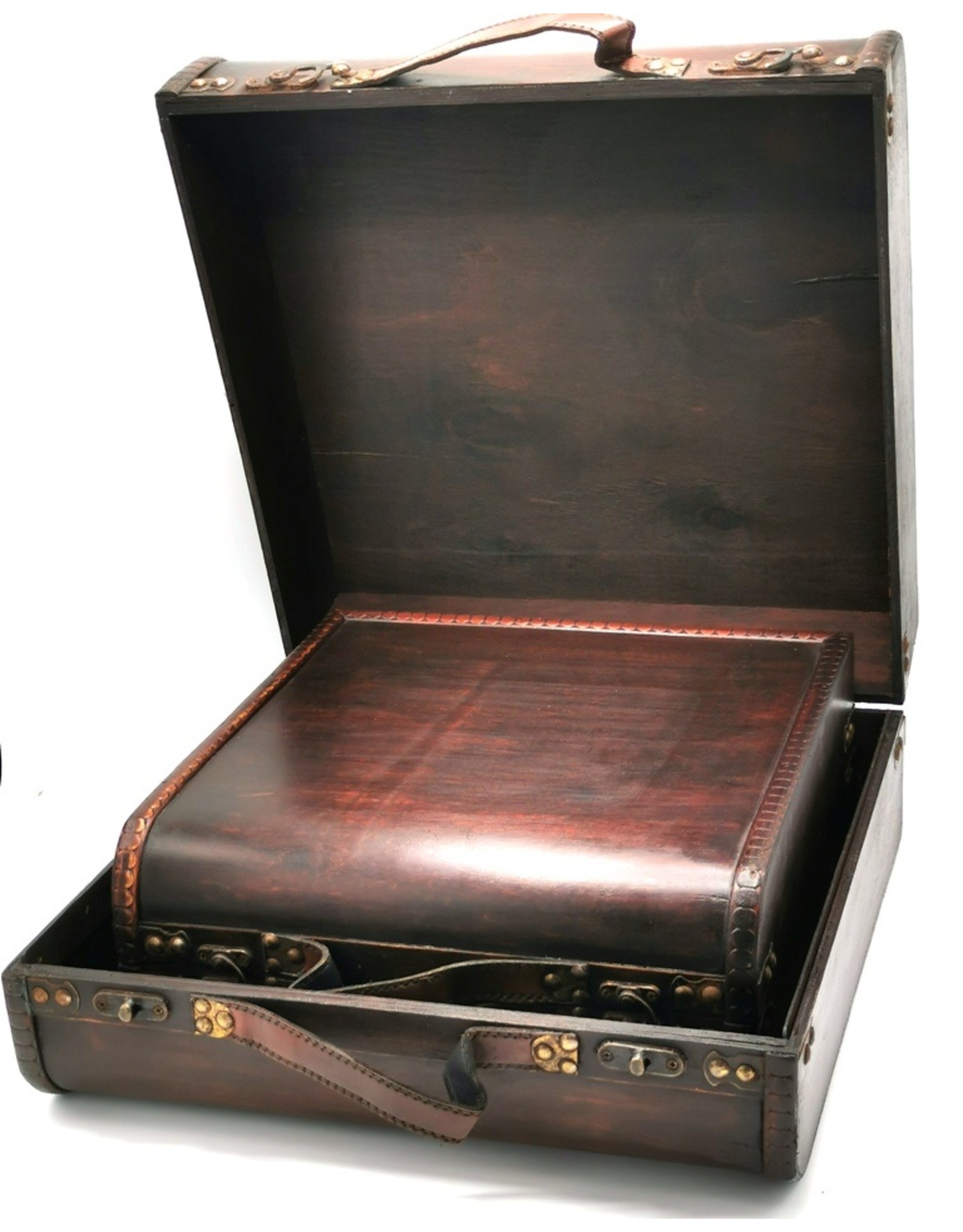 Trukado Miscellaneous - Wooden Suitcase Set of 4 pieces Steampunk - Victorian