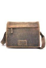 Hunters Leather Shoulder bags  Leather crossbody bags - Hunters Crossbody with Straight Cover Medium size