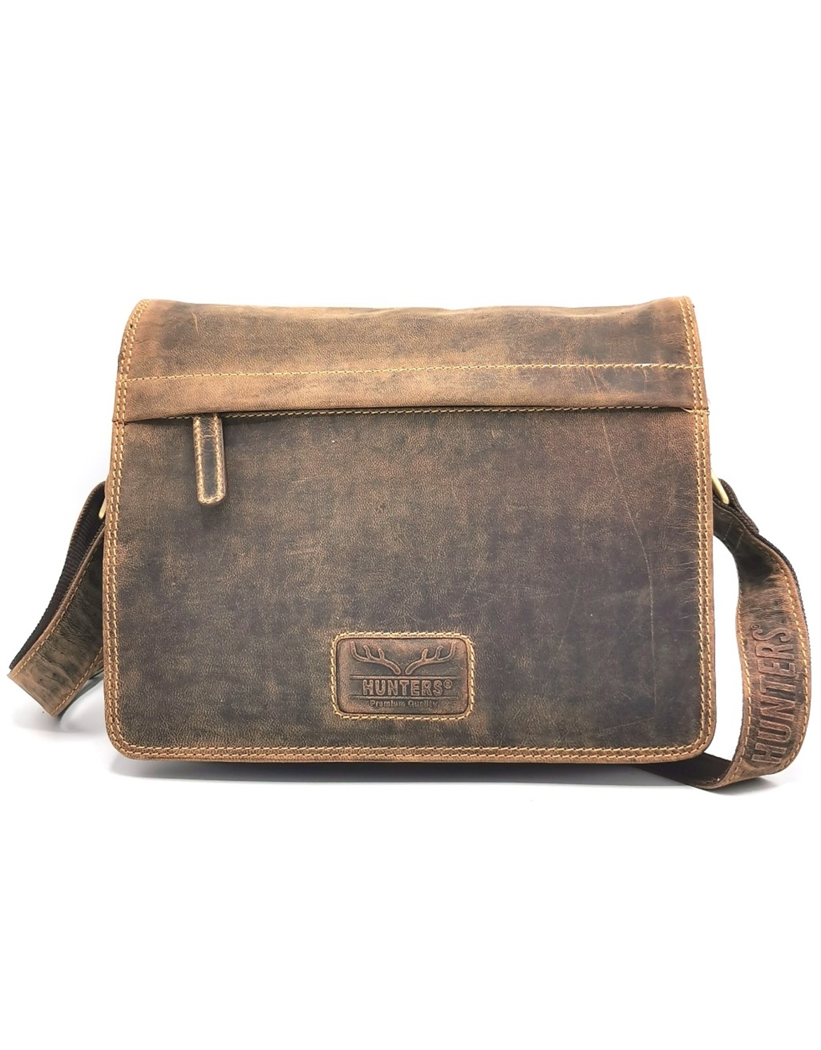 Hunters Leather Shoulder bags  Leather crossbody bags - Hunters Crossbody with Straight Cover Medium size